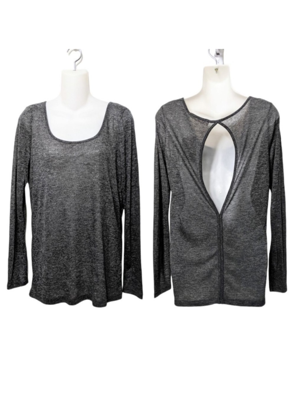 NWT Anthropologie PILCRO AND THE LETTERPRESS Cutout Back Long Sleeve Top XS
